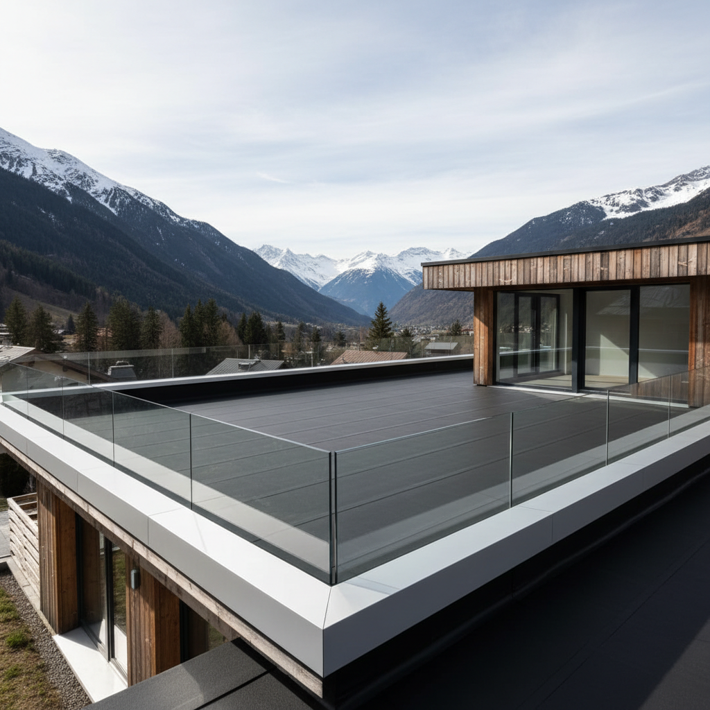 Étanchéité EPDM toit plat Annemasse