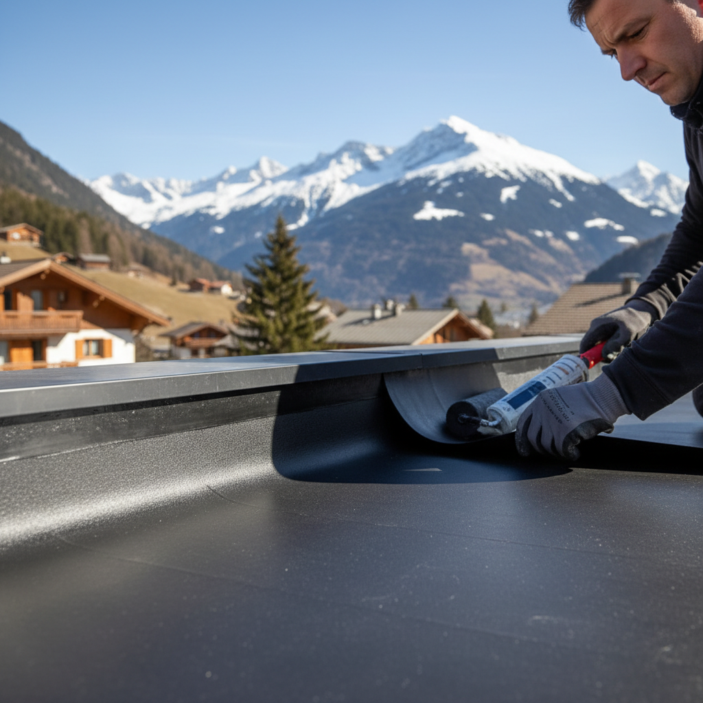 Membrane EPDM pose Bonne